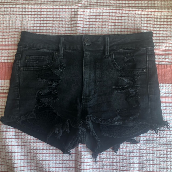 AEO Hi Rise Shortie Shorts - Picture 3 of 7
